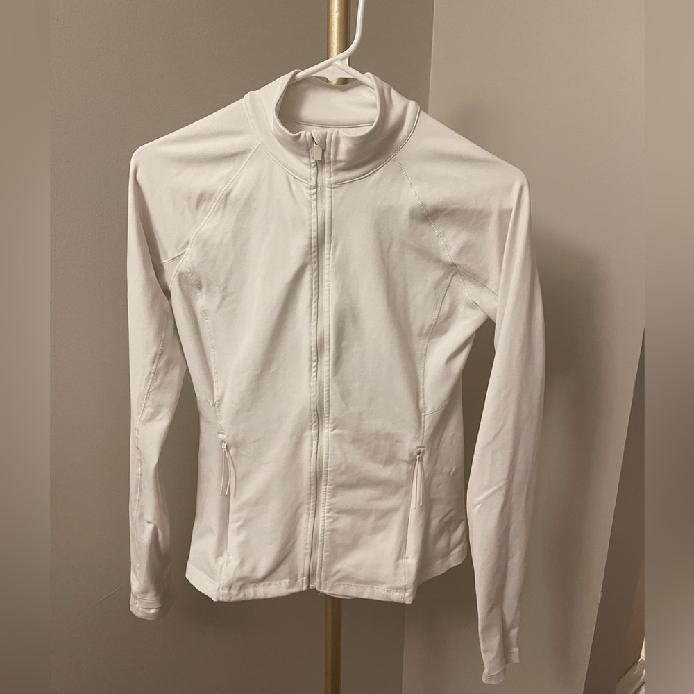 CALIA by Carrie Underwood Women's White Zip-Up Hoodie